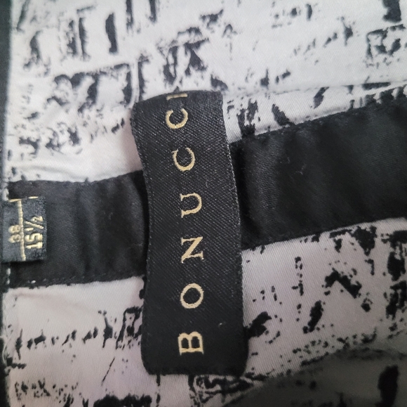 Bonucci gray dress shirt size 38 - Picture 5 of 7